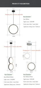 Kavita - Round LED Pendant Lamp