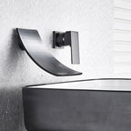 Leon - Chrome Wall-Mounted Waterfall Single-Handle Faucet