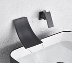 Leon - Chrome Wall-Mounted Waterfall Single-Handle Faucet