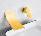 Leon - Chrome Wall-Mounted Waterfall Single-Handle Faucet