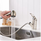 Ellis - Deck-Mounted Pull-Out Copper Kitchen Faucet